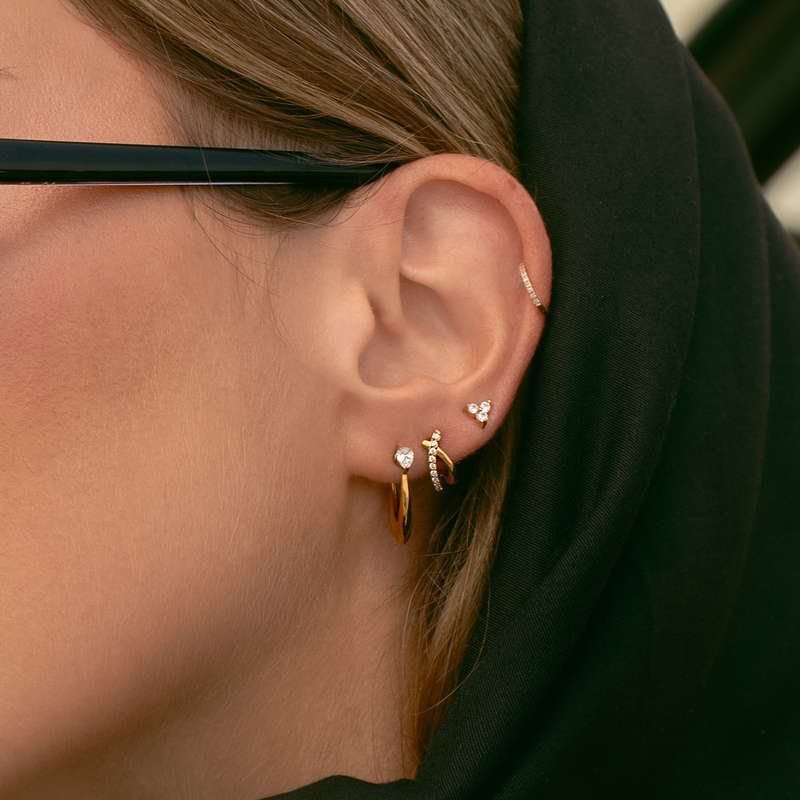 Mockberg Kenza Iris Gold Plated Earrings MB1689-zoom-
