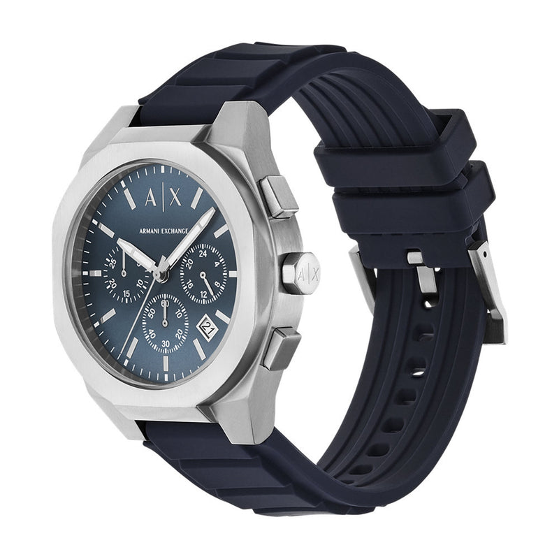 Armani Exchange Montre Homme Bleue AX4185-zoom-