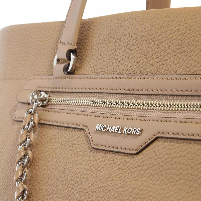 Michael Kors Sac cabas en cuir beige 30R3S04T3L-222-zoom-