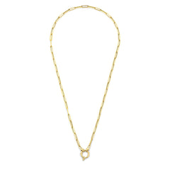 Isabel Bernard Aidee Odile 14 Carat Golden Schakel Necklace IB340160