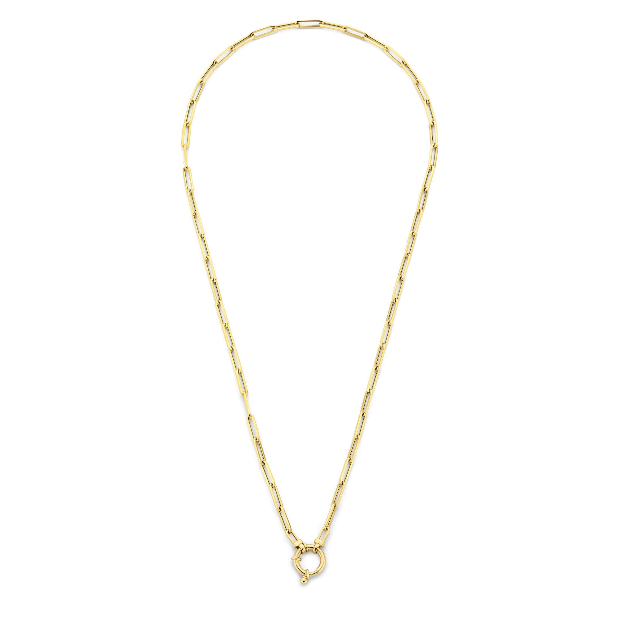 Isabel Bernard Aidee Odile 14 Carat Golden Schakel Necklace IB340160