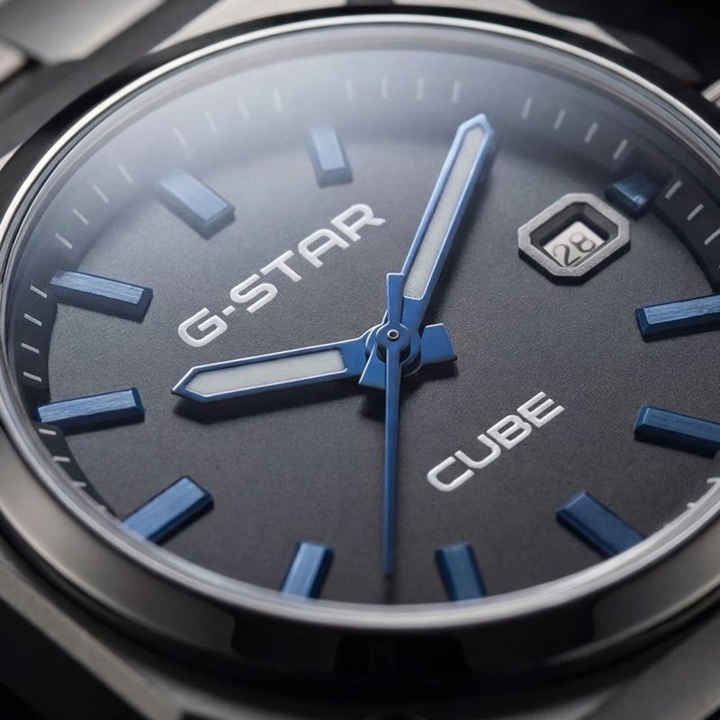 G-STAR Cube Montre Homme Analogique Gunmetal GSW.508.07-zoom-
