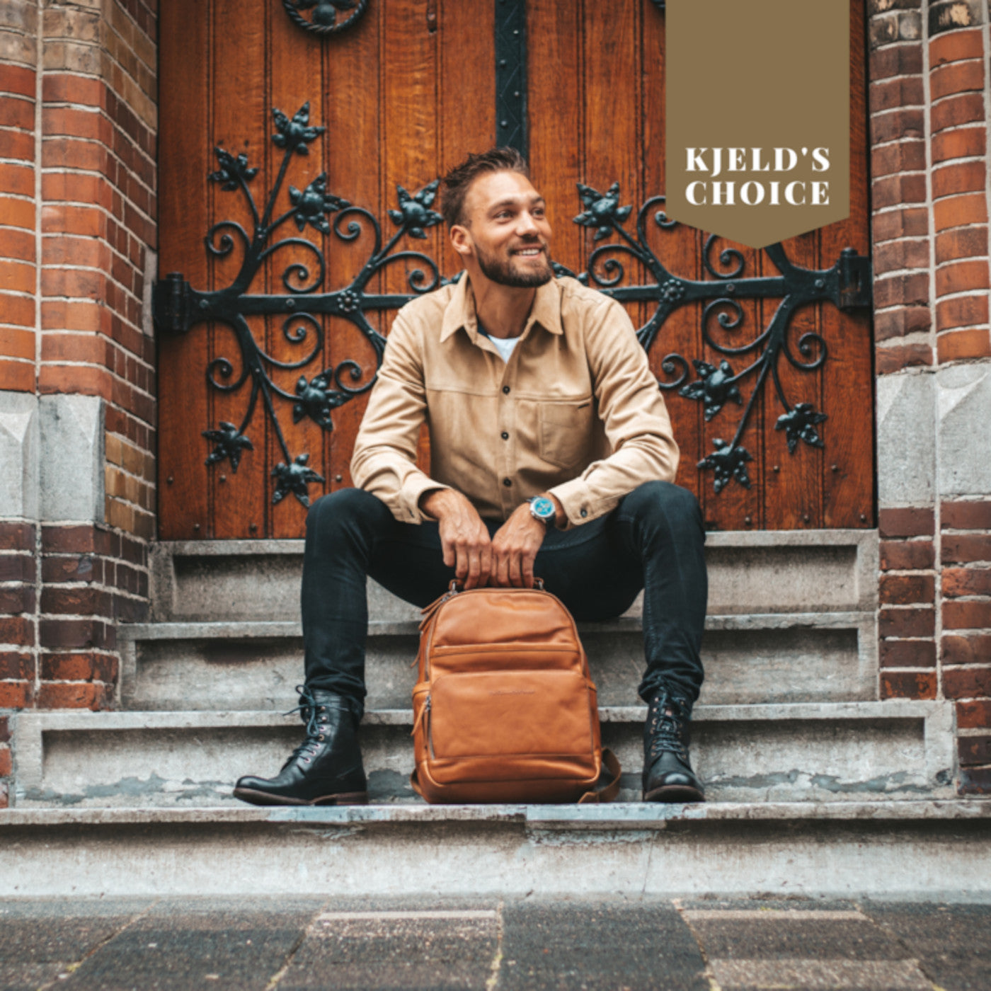 The Chesterfield Brand Austin Cognac Backpack C58.018431
