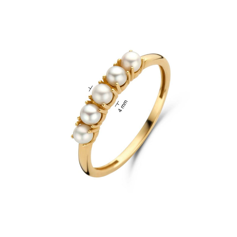 Jackie Gold Bague Or 14 carats JKR22.220.52-zoom-