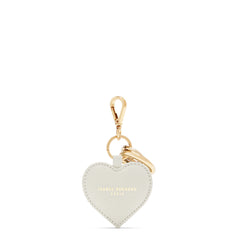 Isabel Bernard Honoré Faye Crème Calfskin Hart Key Pendant IB66001-070