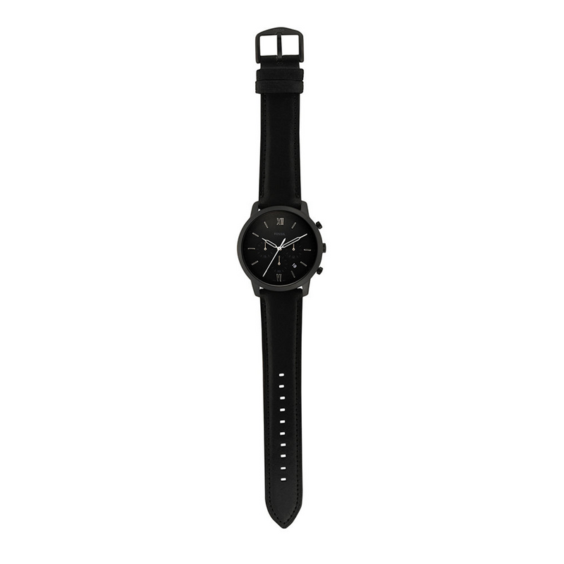 Fossil Neutra Chrono Montre Chronographe Noire Pour Homme FS5503-zoom-