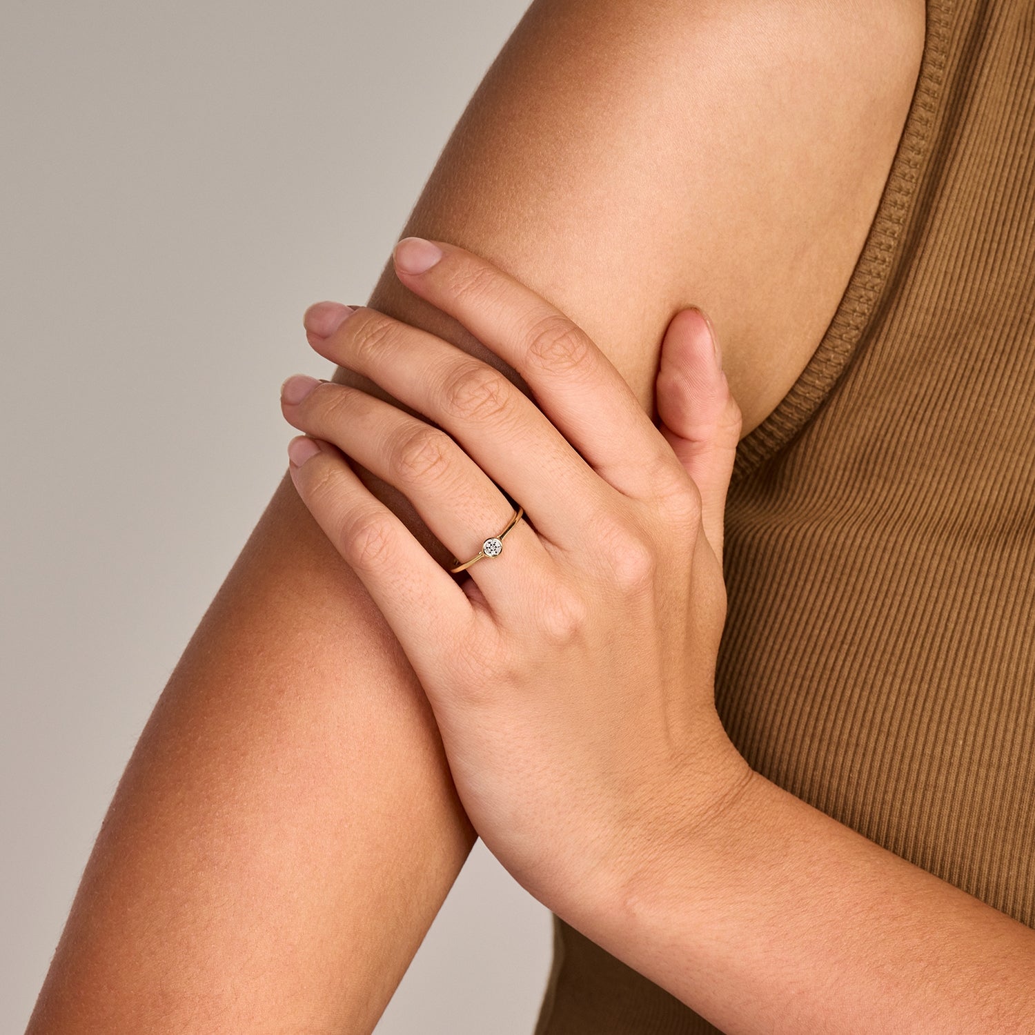 Blush Natural Diamonds 14 karat gold Ring 1679BDI/54