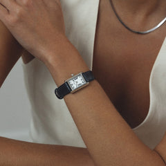 Mockberg Timeless Black Leather Women's Watch MB0246