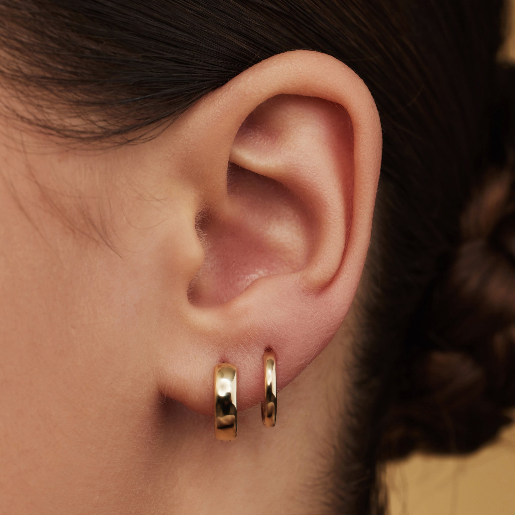 Isabel Bernard Cadeau d'Isabel 14 Carat Golden Earrings Set IB90147