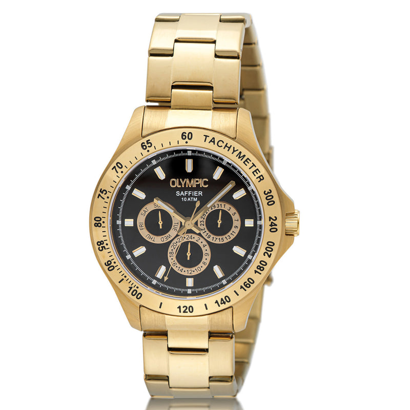 Olympic Jeffrey Hommes Montre Or OL89HDD001-zoom-