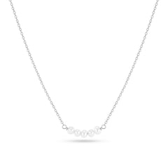 Sif Jakobs 925 Sterling Silver Perla Cinque Necklace SJ-N2735-P