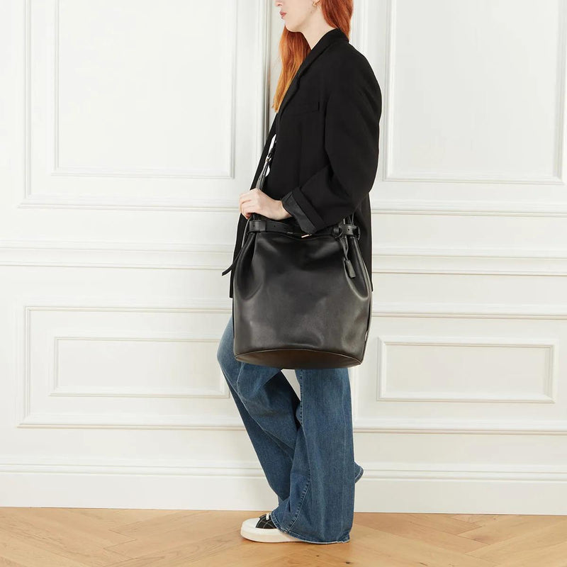 Moschino Black Bucket Bag 2001-A0540787-zoom-