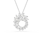 Swarovski Collier Mesmera Glam argenté avec pendentif rond 5759837