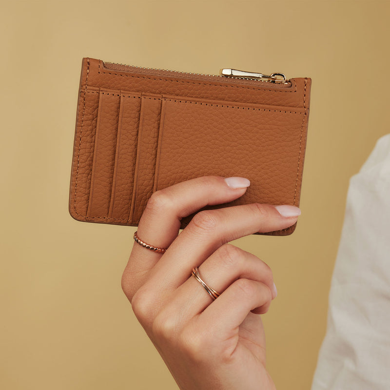 Isabel Bernard Honoré Femmes Porte-carte Marron IB27020-zoom-