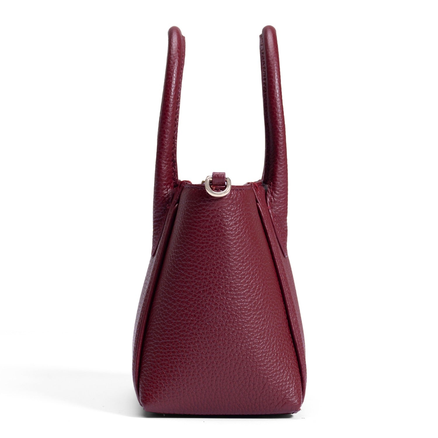 Isabel Bernard Honoré Cloe Mini Bordeaux Calfskin Leather Handbag IB21124-052