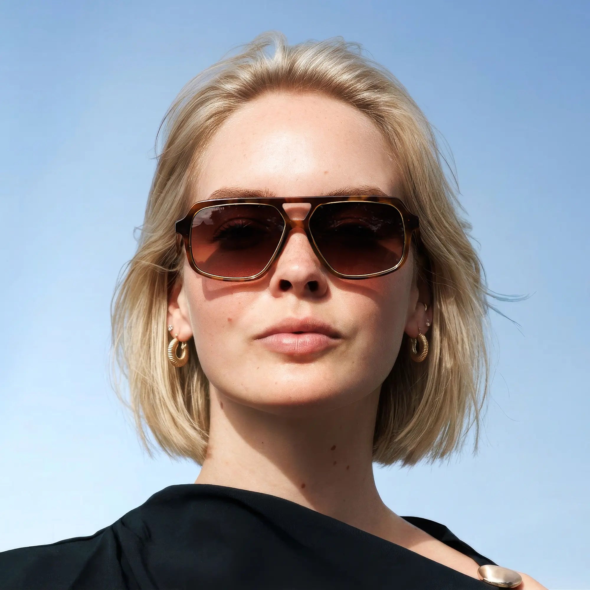 Isabel Bernard La Vilette Demi Brown Sunglasses IB380009-13-14