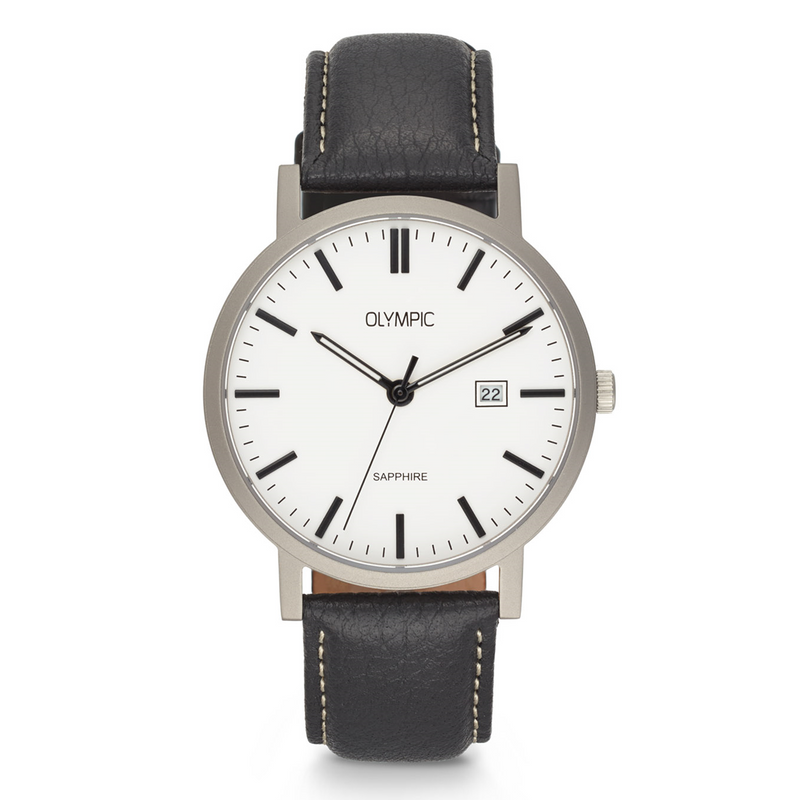 Olympic Titanium Grey Men's Watch OL26HTL221-zoom-