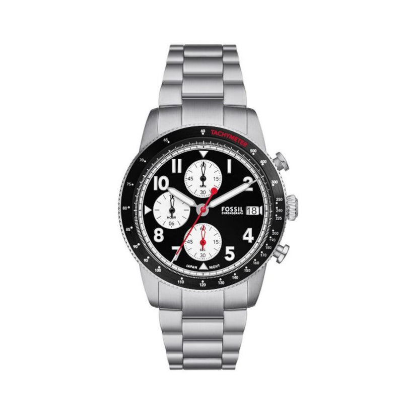 Fossil Sport Tourer Hommes Montre Argent FS6045-zoom-