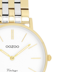 OOZOO Vintage Gold and White Women's Watch C20407