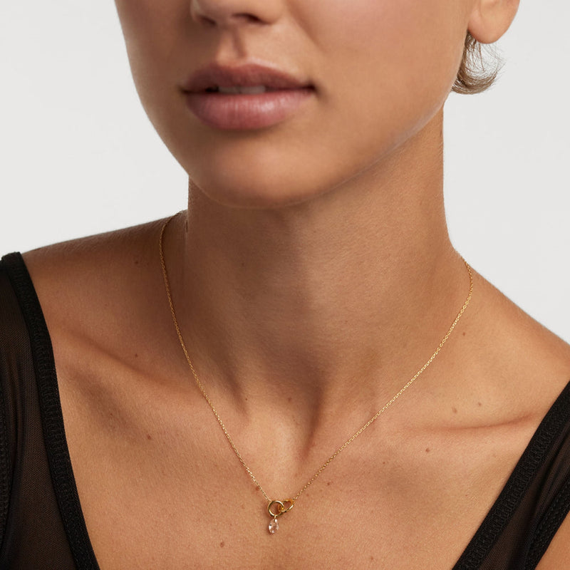 P D Paola Color Collier Plaqué or 18 carats CO01-844-U-zoom-