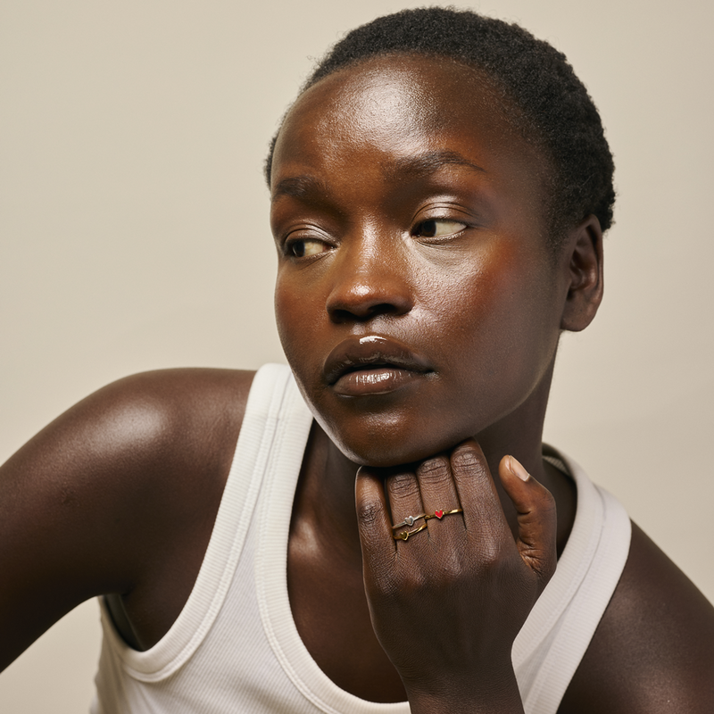 ENAMEL Copenhagen Recycled 925 Sterling Silver Adjustable Ring R101S-48-zoom-