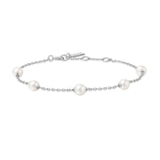 Ania Haie Miss Dainty Bracelet En Argent Sterling 925 Avec Perles AH-B065-01H