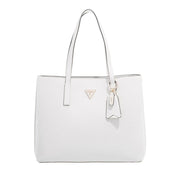 Guess Meridian Girlfriend White Artificial leather Tote bag 2001-A0543641