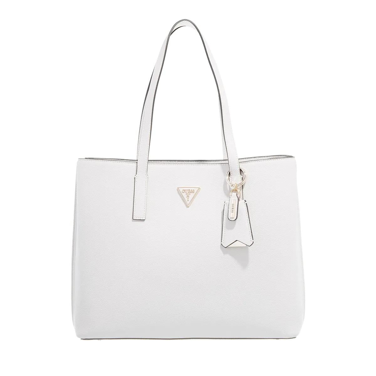 Guess Meridian Girlfriend White Artificial leather Tote bag 2001-A0543641