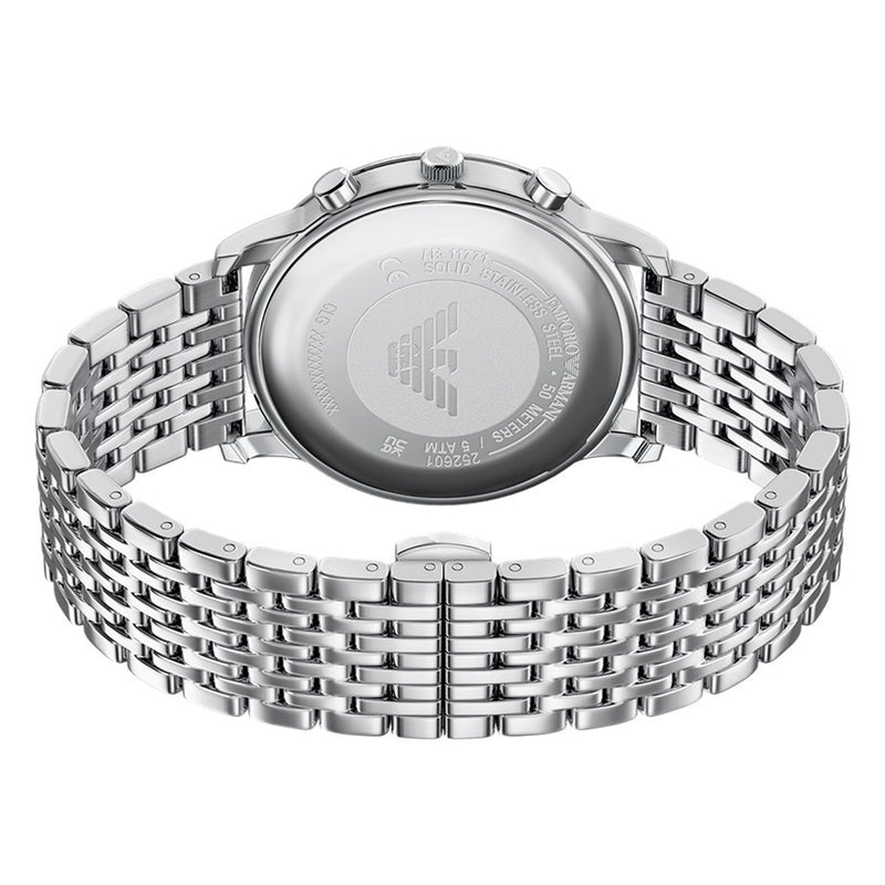 Emporio Armani Round Blue Dial Watch AR11771-zoom-