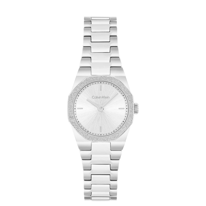 Calvin Klein Geometric Elegance Wit Dames Horloge 2002-CK25100141-zoom-