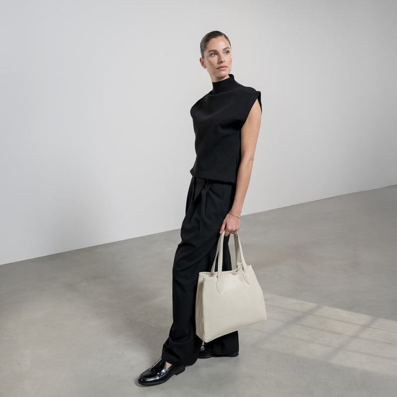 Isabel Bernard Honoré Femmes Cabas Beige IB25048-zoom-