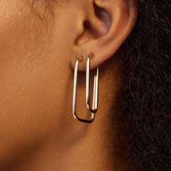 Beloro Jewels La Rinascente Ellisa 9 carat gold Hoop Earrings BO360058