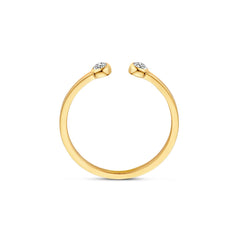 Isabel Bernard De la Paix Flavie 14 Karat Gold Ring With Diamond 0.08 Carat IBD330032-58