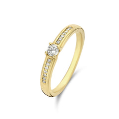 Isabel Bernard De la Paix Madeline 14 Carat Gold Ring | diamond 0.20 ct | IBD330016-48