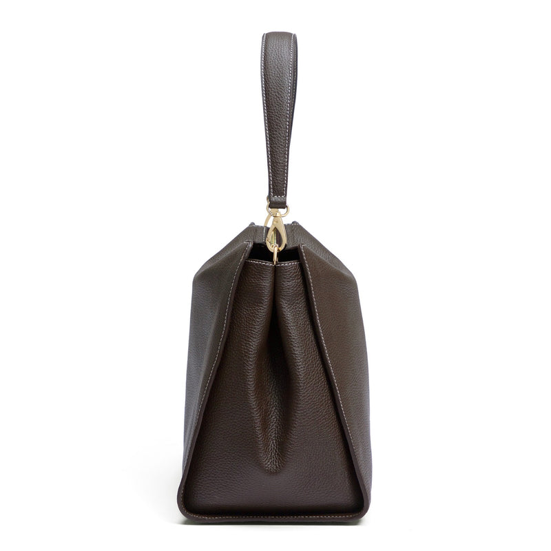 Isabel Bernard Honoré Emma Sac à Épaule Brun Foncé IB21134-031-zoom-