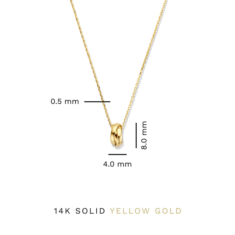 Isabel Bernard Rivoli Collier Or 14 carats IB340150-zoom-