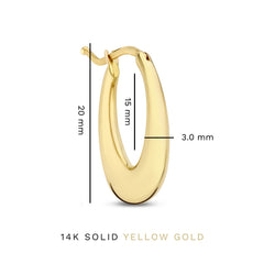 Isabel Bernard Rivoli Maryn 14 Carat Golden Drop earrings IB360246