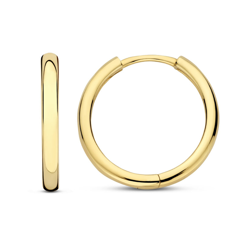 Beloro Jewels Regalo d'Amore ensemble boucles d'oreilles en or 9 carats avec cœur BO90036-zoom-