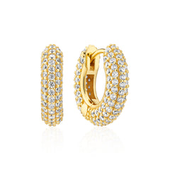 Sif Jakobs Carrara Piccolo Gold Plated Earrings SJ-E2473-CZ-YG
