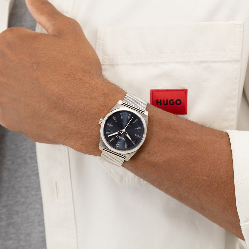 Hugo Boss #ARK Montre Homme En Argent HU1530439-zoom-