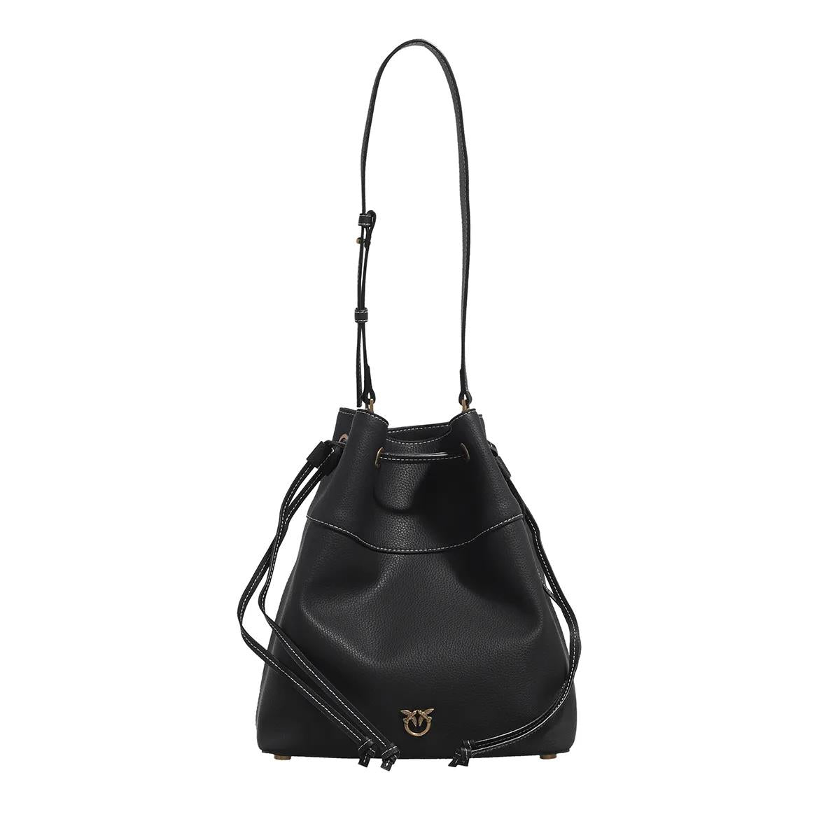 Pinko Black Bucket Bag 2001-A0536929