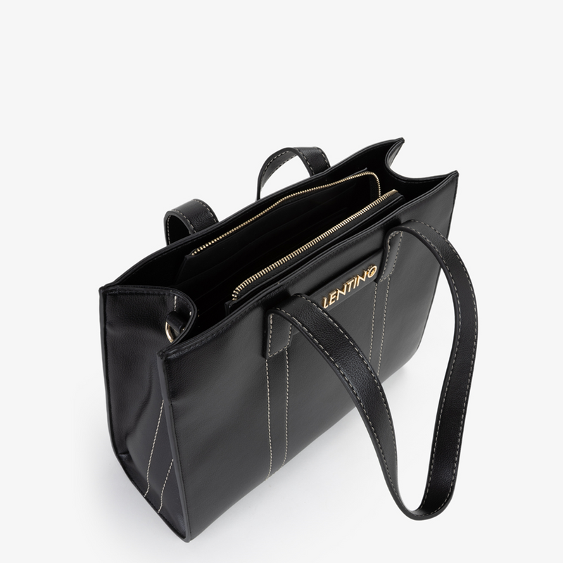 Valentino Bags Aury Re Black Shopper VBS9OB01NERO-zoom-