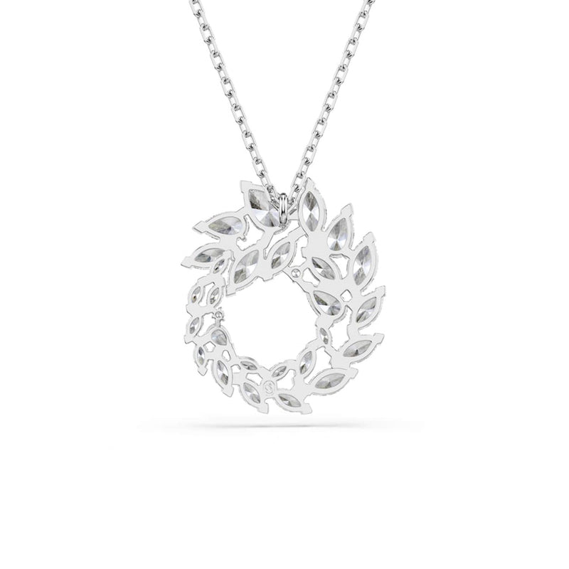 Swarovski Collier Mesmera Glam argenté avec pendentif rond 5759837-zoom-