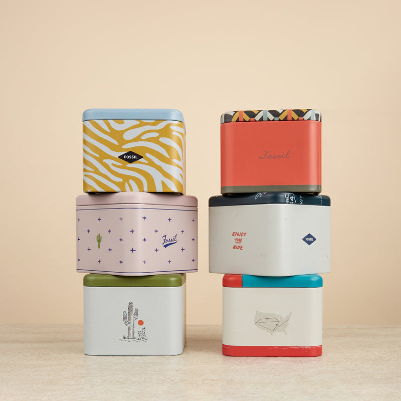 Fossil Vintage Casual Bracelet Noir JF03098001-zoom-