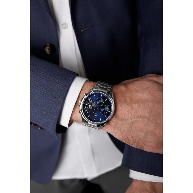 Tommy Hilfiger Hommes Montre Argent TH1710448-zoom-