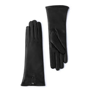 Isabel Bernard Honoré Sylvie gants noirs en cuir de chèvre IB67004-301-6.5