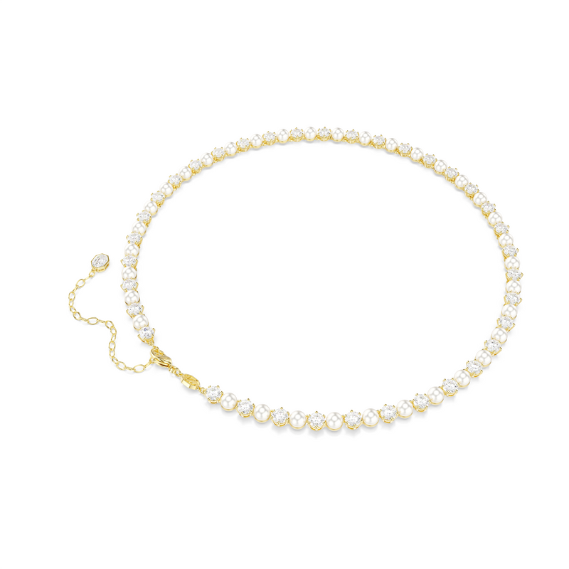 Swarovski Matrix Gold Plated Necklace 5742039-zoom-