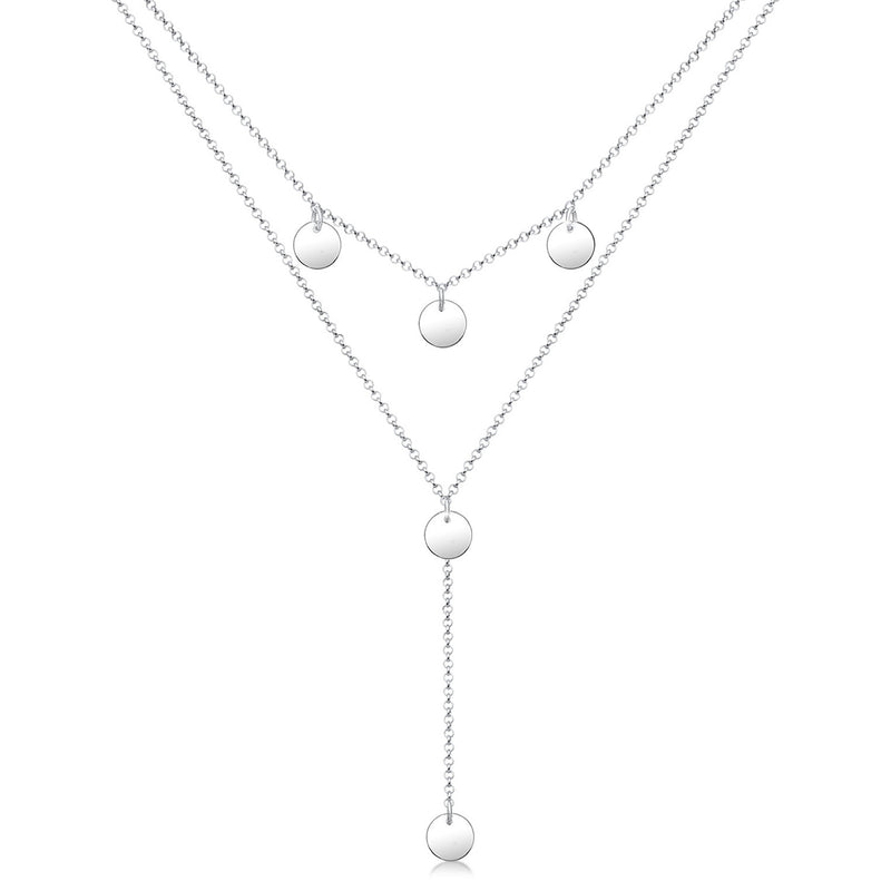 Elli 925 Sterling Silver Layered Y Chain Necklace 2004-BF-0007677-001-zoom-