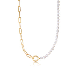 Ania Haie Pearl Power Gold Necklace AH-N043-01G