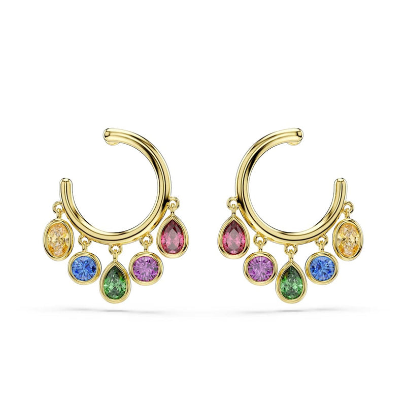 Swarovski Boucles d'oreilles Imber Organic Gold Multicolores 5753263-zoom-